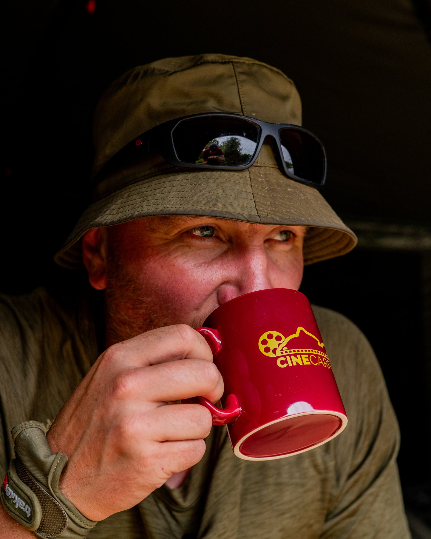 Big Carp Burgundy Mug