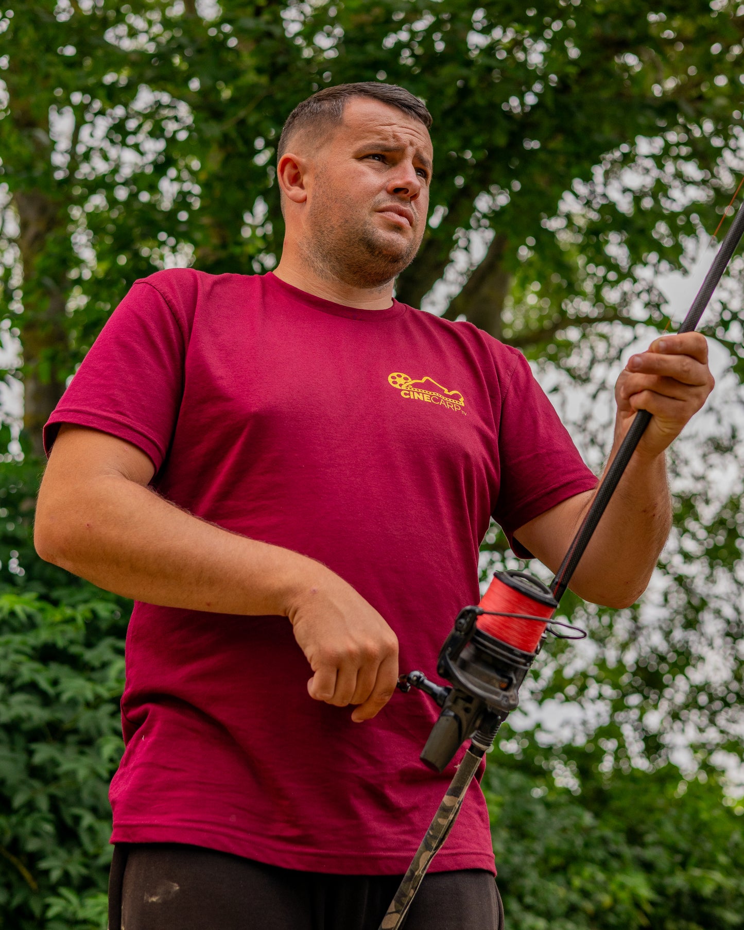 Big Carp Burgundy Tee