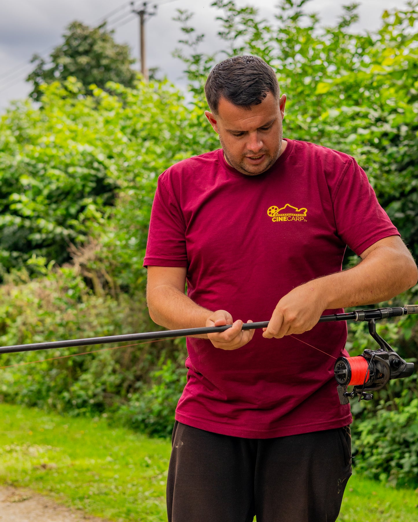 Big Carp Burgundy Tee